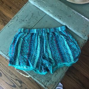 Hollister Boho Flowy Summer Shorts